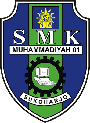 Logo Watermark SMK Muhammadiyah 1 Sukoharjo